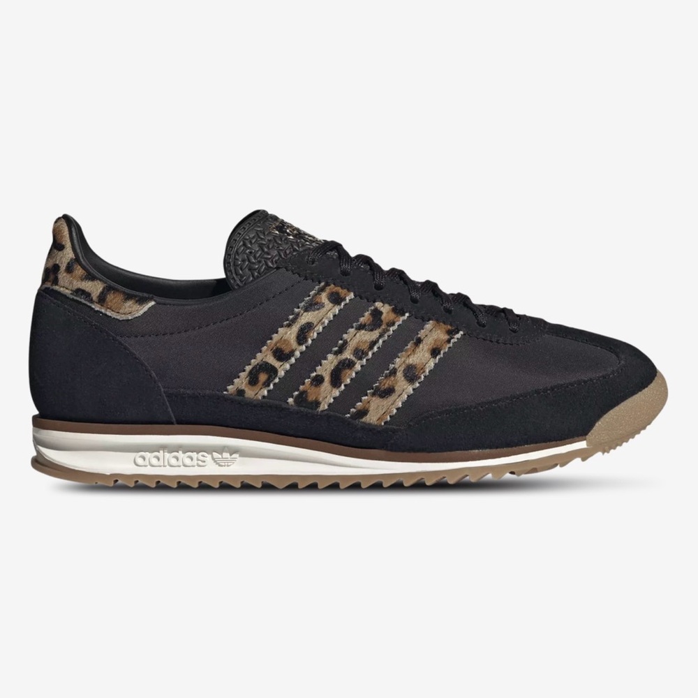 adidas Originals SL 72 OG Women’s Fur Leopard Print Sneakers Size 6 NWT